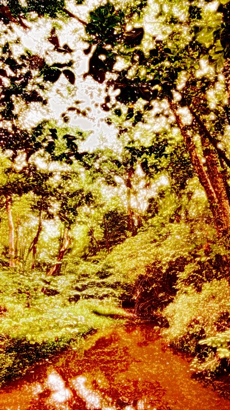 Stream, Patternism, Glowing, interesting art, techno-impressionism, - Patternism with a glow - Techno-Impressionist Museum - Techno-Impressionism - art - beautiful - photo photography picture - by Tony Karp