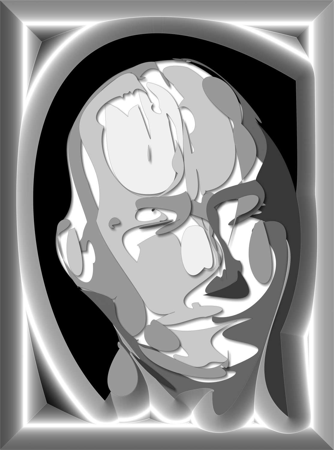  - Pinhead a Techno-Impressionist Portrait by Tony Karp - Techno-Impressionist Museum - Techno-Impressionism - art - beautiful - photo photography picture - by Tony Karp